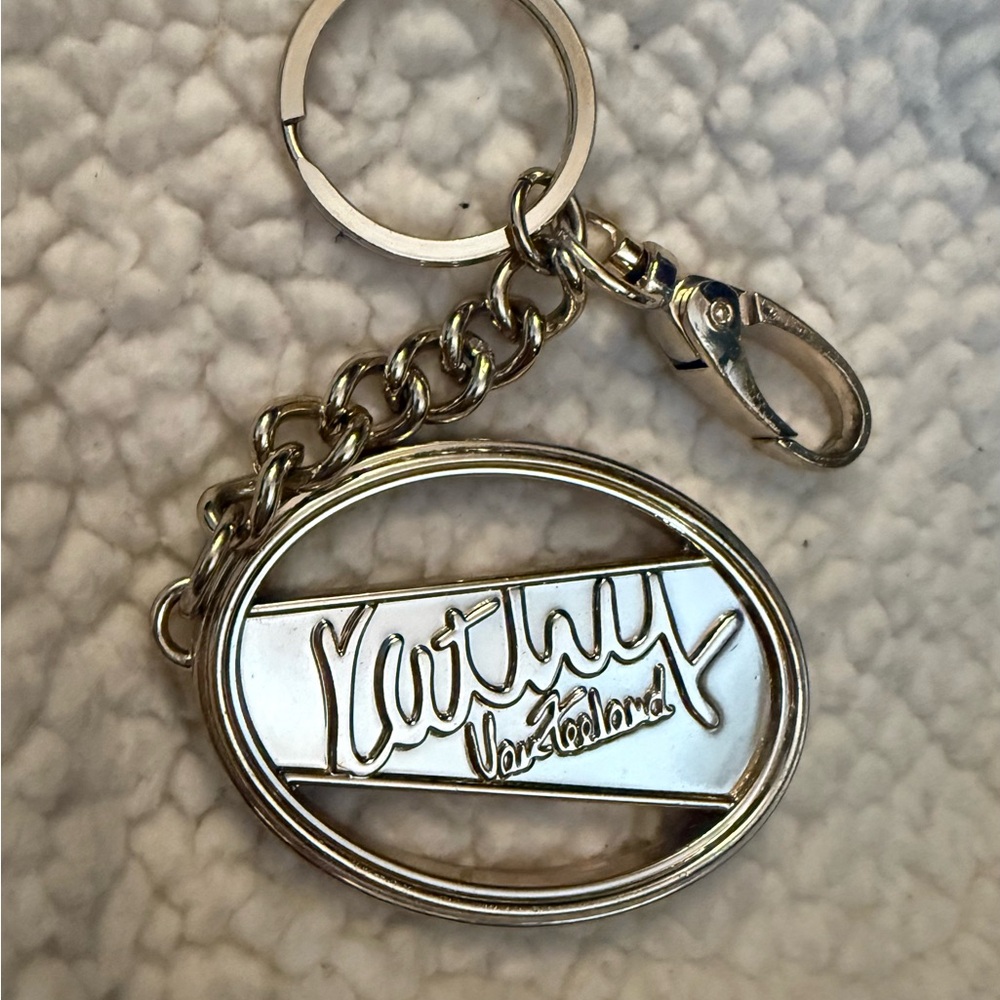 Kathy Van Zeeland Gold Key Chain